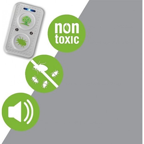 Dispozitiv cu ultrasunte anti acarieni/plosnite cu ionizator, Isotronic 94000, 30mp.